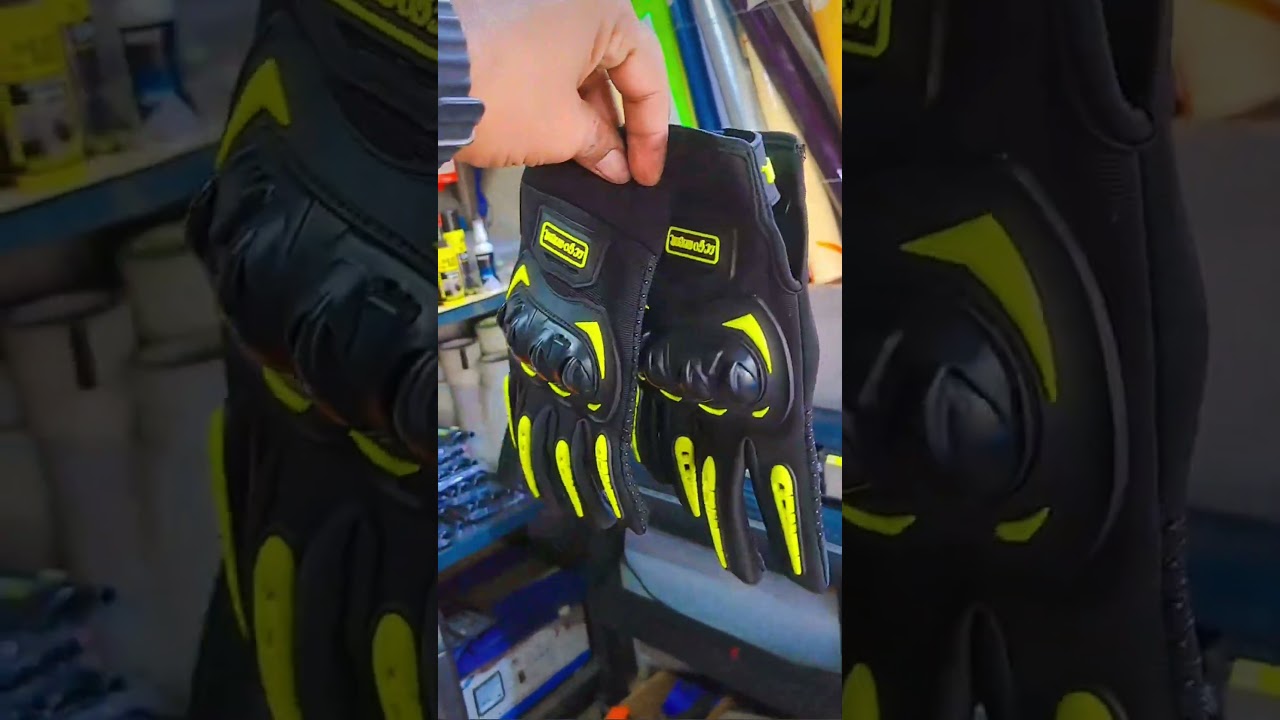 Hand gloves available 