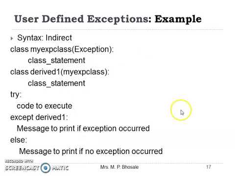 User-Defined Exception in Python - Scaler Topics