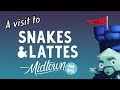 A visit to snakes  lattes midtown  with zee