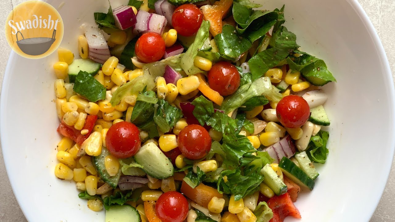 Healthy Corn Salad Fresh Corn Vegetable Salad YouTube