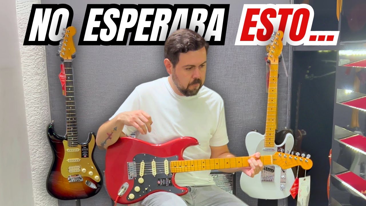 Probé las Fender American Ultra II y NO SON LO QUE ESPERABA...