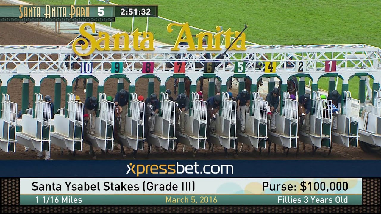 Santa Ysabel Stakes (Gr. III) - Saturday, March 5, 2016 HD