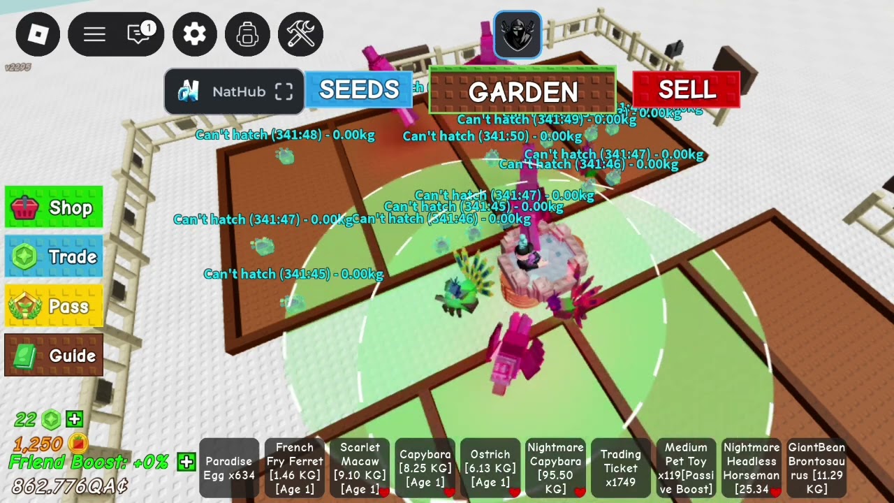 AUTO AFK HATCHING PARADISE EGG - LOADOUTS (NATHUB SCRIPT)