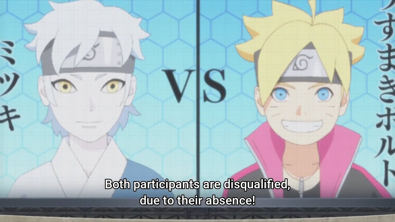 Boruto and Mitsuki are disqualified of the Chunin Exam, Episode 226