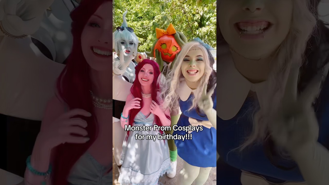 BEST DAY EVER @ninbeaa @thingsandfox @cinderology #cosplay #monsterprom #mcmcomiccon #comiccon