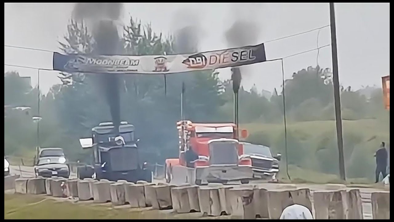 Cars, Trucks & Transports Drag Race! (Smooth Rock Falls Truck Pulls 2022)