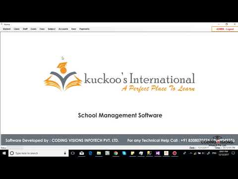 School Management System by Coding Visions Infotech Pvt.Ltd. | Complete Software Walk through