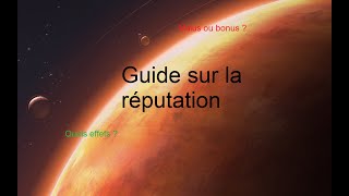 Guide sur la reputation - Tutoriel Dune:Spice Wars