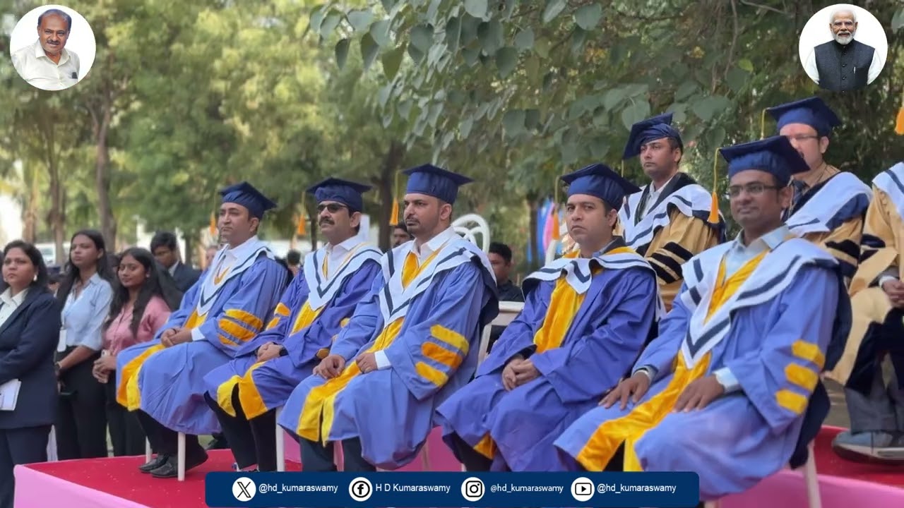 Honoured to attend the Convocation ceremony at Gandhinagar University | Gujarat 