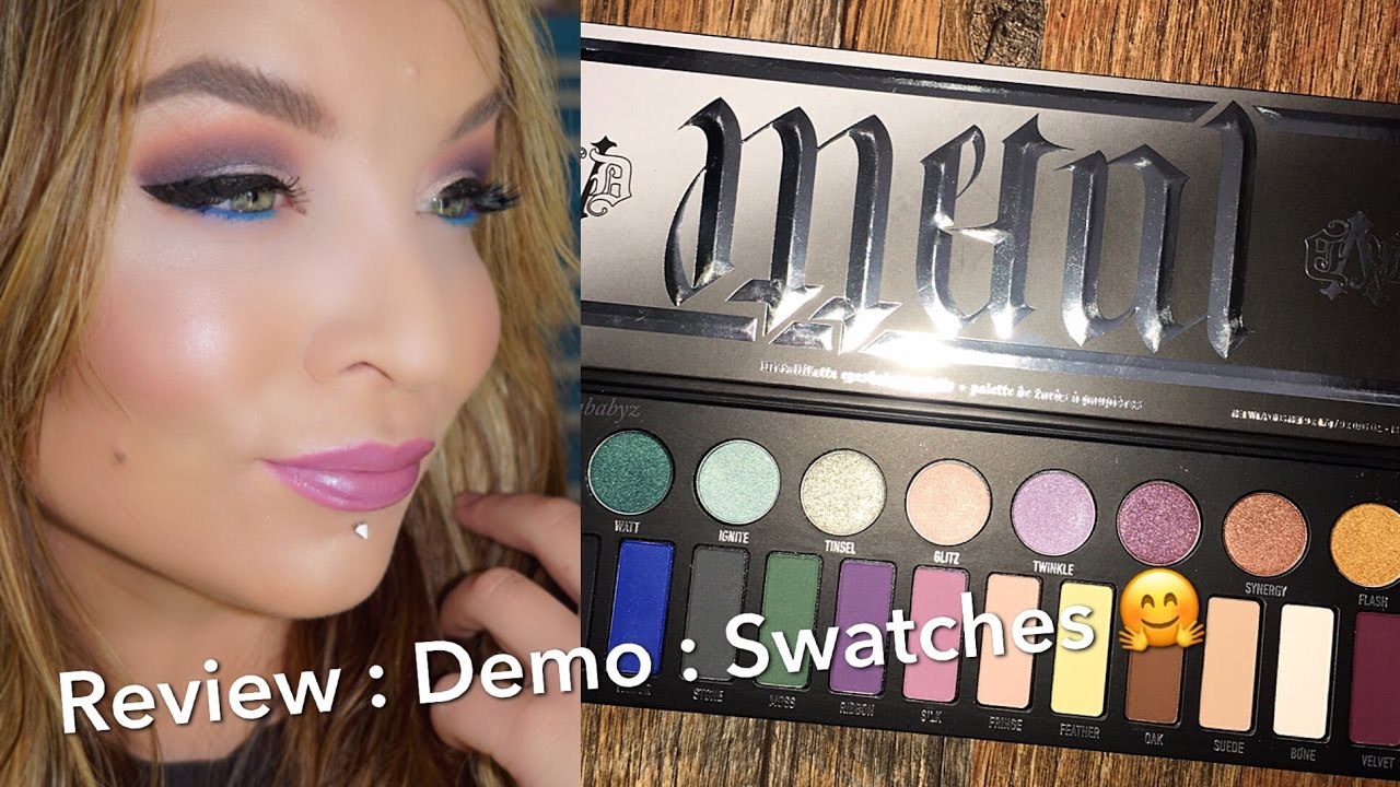 Kat Von D MetalMatte Eyeshadow Palette : Review : Demo : Swatches
