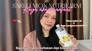 SARI LEMON NUTRIFARM!! Baik untuk kesehatan dan kecantikan