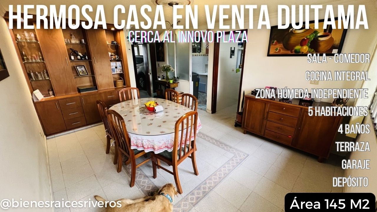 😍 HERMOSA CASA EN VENTA DUITAMA CERCA AL INNOVO PLAZA 🏠