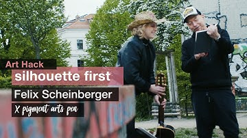 ‘Silhouette first’ short Art Hack from Felix Scheinberger - Urban Sketching Artist & Illustrator