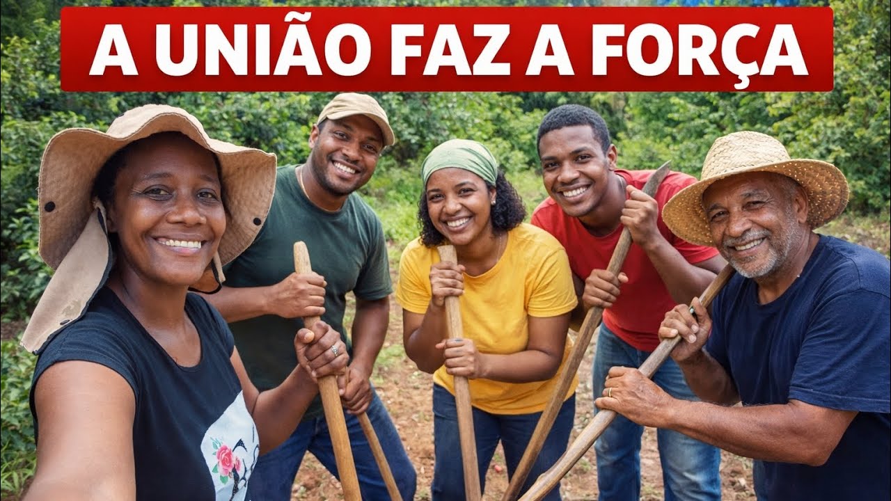 Limpeza final da horta 