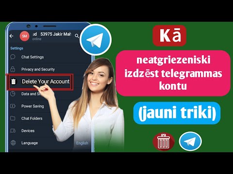 Video: Kā neatgriezeniski izdzēst savu TWOO kontu?