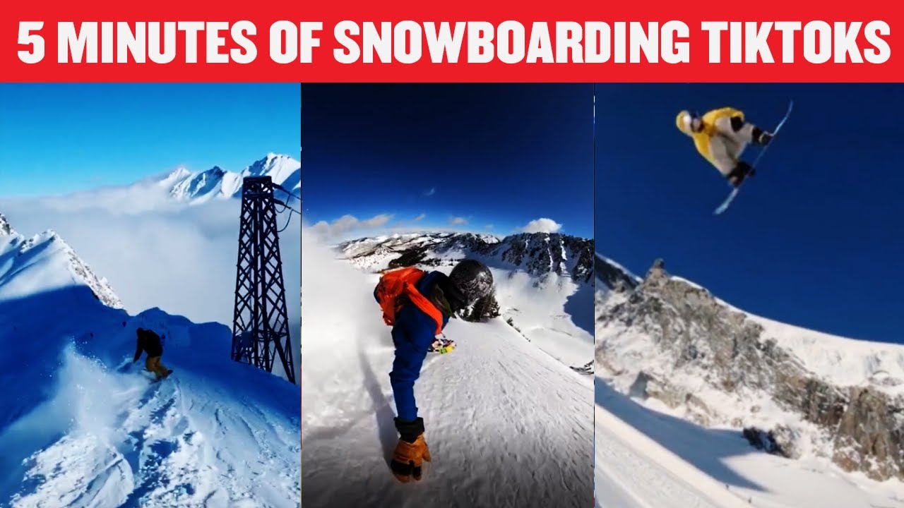 5 Minutes of Snowboarding TikToks YouTube
