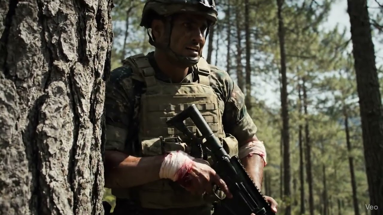 "AI Cinematic: Lt. Wounded Operation | Indian Army Heroic Battle Scene ⚔️🔥"