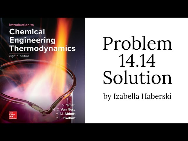Solution to 14.14 (Eighth Edition Introduction to Chemical