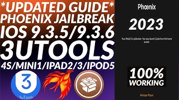 [NEW]How to Jailbreak iOS 9.3.5/9.3.6 3uTools 2023 | Install Phoenix Jailbreak 2023| 4S/iPad2/3/Mini