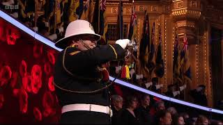 The Last Post | Royal Marines Corps of Drums | Festival of Remembrance 2022 | Royal Albert Hall
