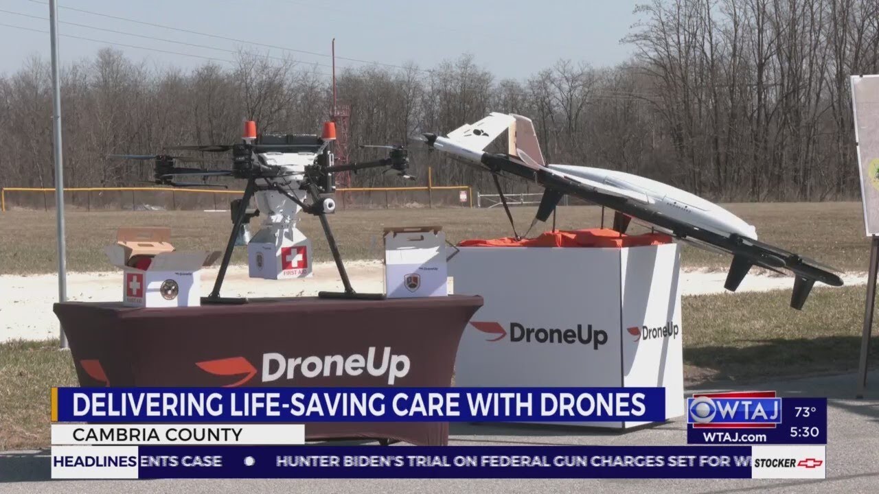 Cambria County will start delivering lifesaving care using drones