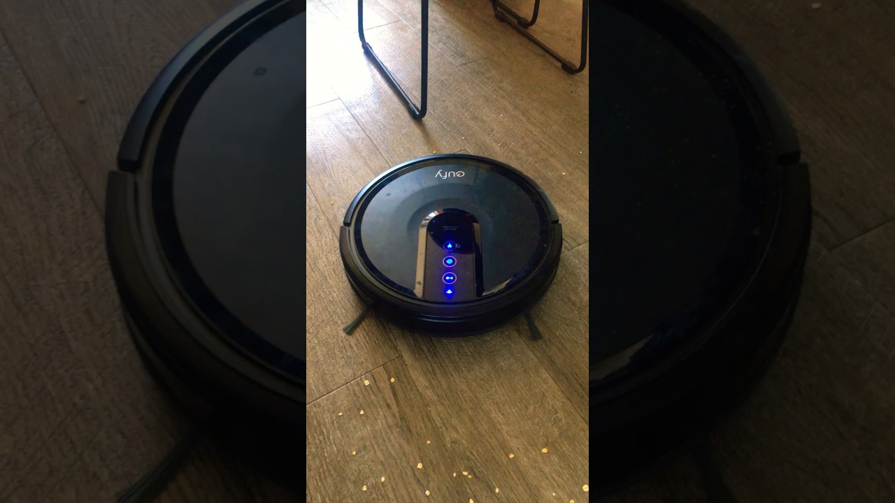 Satisfying robot vacuum clean up 