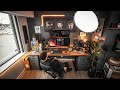 Dream home office desk setup tour  work from home space