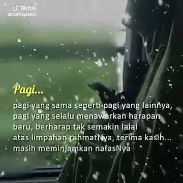 Selamat pagi Dunia - tiktok