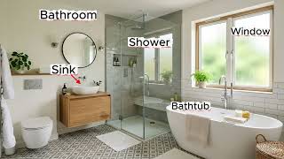 Rooms in a House & Furniture – Learn English Vocabulary