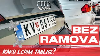 TABLICE BEZ RAMOVA! | Čime i kako ih lepim?