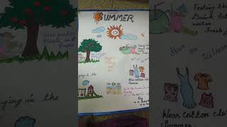 Summer Season Chart model for School project