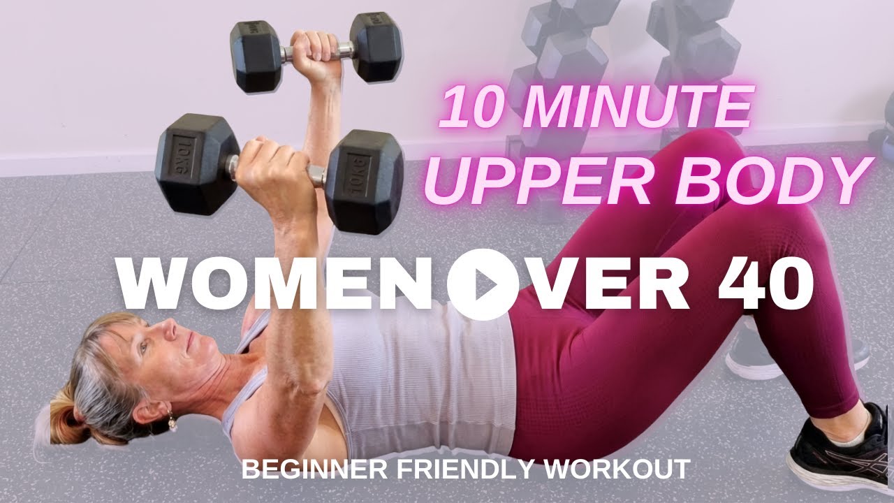 Women Over 40 Upper Body Dumbbell Strength Workout at Home - YouTube