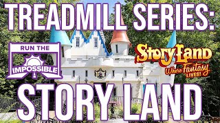 Story Land Amusement Park Treadmill Workout Full Park Steady Walkthrough