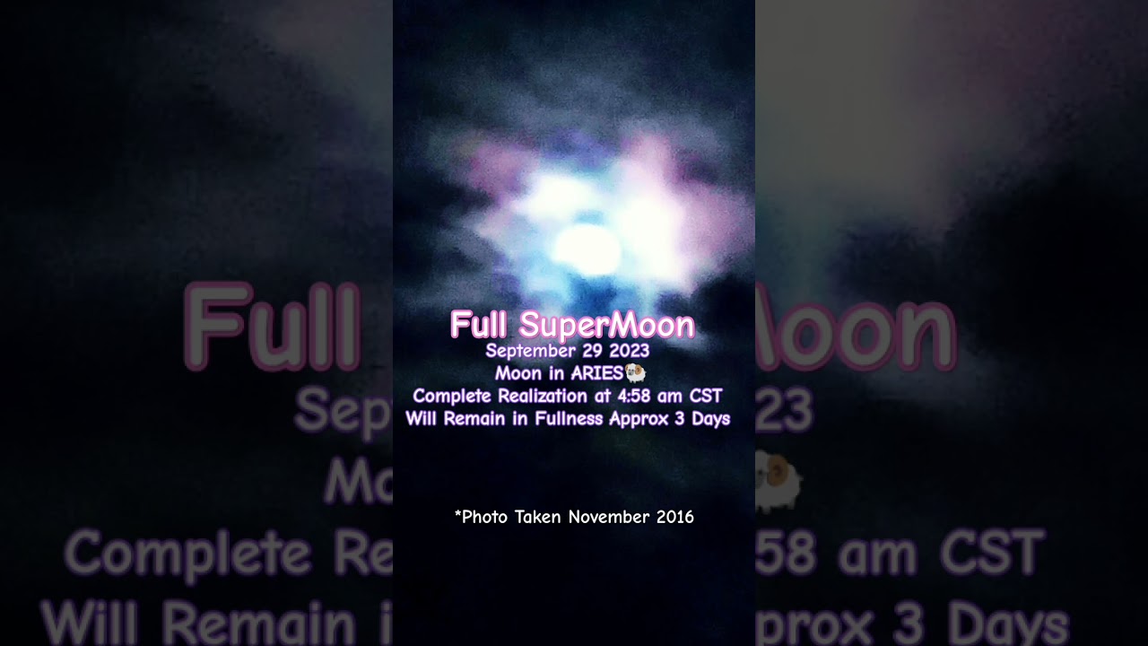 The Aries SuperMoon 