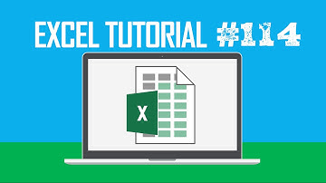 Excel Tutorial #114:  Selecting the Current Region around Active Cell (Ctrl + Shift + 8)