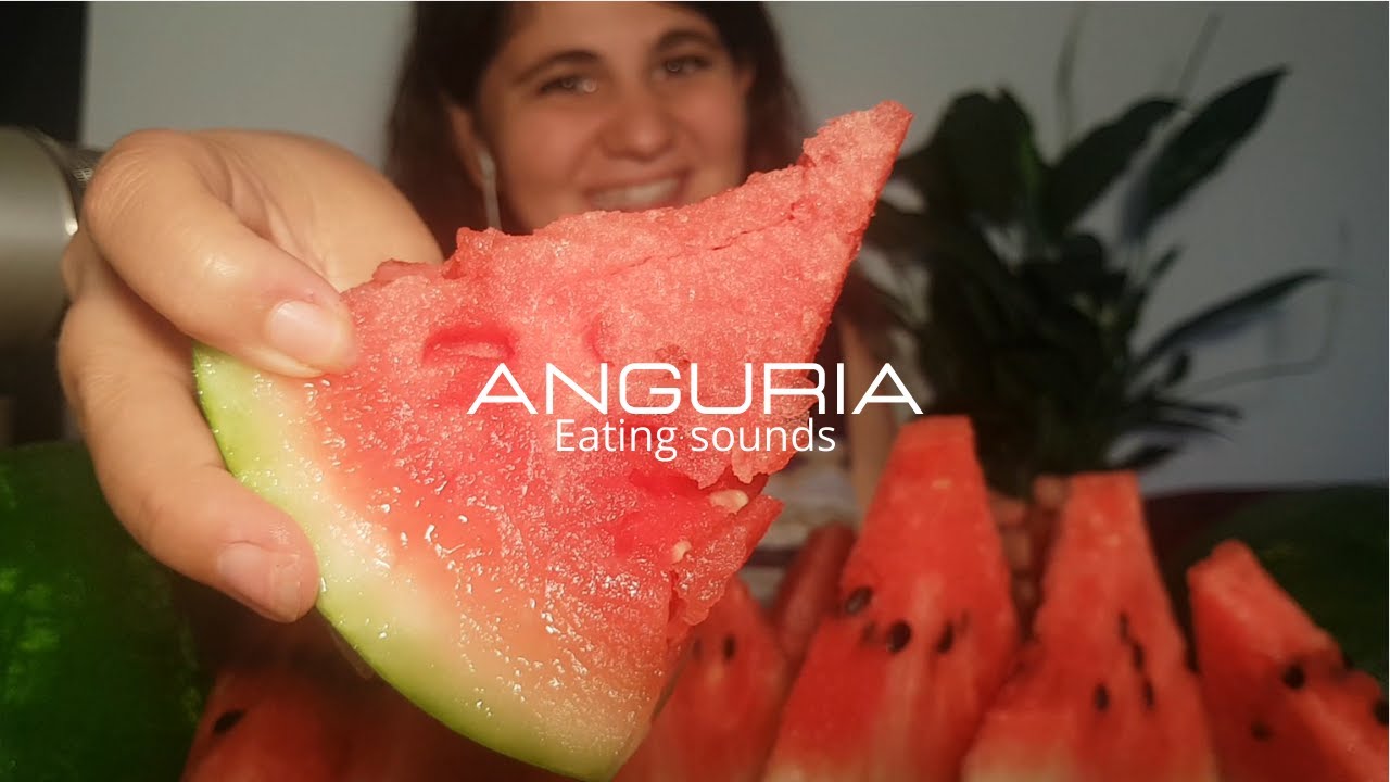 ASMR ita | EATING WATERMELON SOUNDS | eating sounds