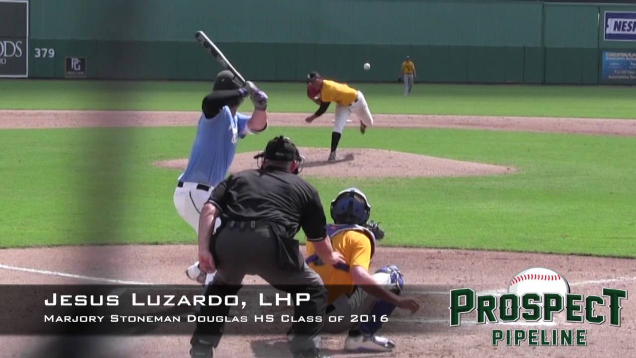 Jesus Luzardo Prospect Video, LHP, Marjory Stoneman Douglas High School  Class of 2016 