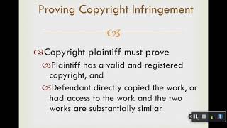 Full Module 1 - U.S. Copyright Law Update