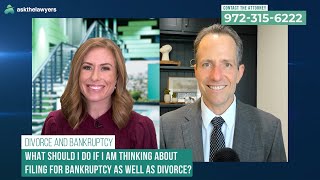 Can You Go Through Bankruptcy and Divorce at the Same Time? | Texas Attorney