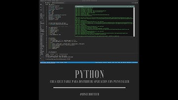 35 Pyinstaller, crea ejecutable de tu aplicacion para distribuirla
