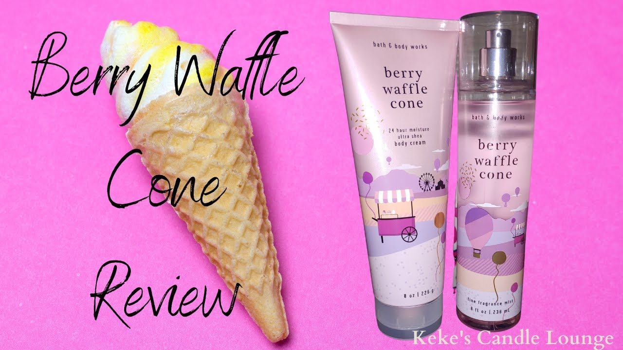 (Review) New! Berry Waffle Cone ▌Bath & Body Works 