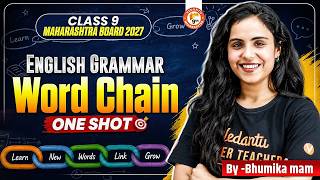 Word Chain Class 9th One Shot | Class 9th Word Chain English Grammar MH Board | By Bhumika Mam