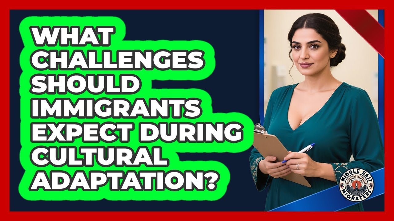 What Challenges Should Immigrants Expect During Cultural Adaptation?