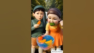 Squid Game AI Edible Slime Fruits ASMR #squidgame #squidgame2 #ai #asmr