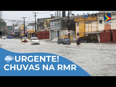 Chuvas na Região Metropolitana do Recife: Plantão TV Jornal Meio-Dia com Ciro Bezerra