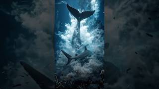 🐳🦈Giant Sperm Whale vs Giant Sleeper Shark | Epic Deep Sea Monster Fight Near an Underwater Volcan