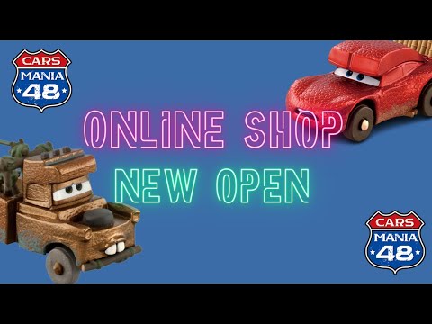 オンラインショップOPENしました！カーズ マテル ピクサー - YouTube