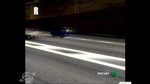 Burnout GameCube Gameplay - Replay and crashes