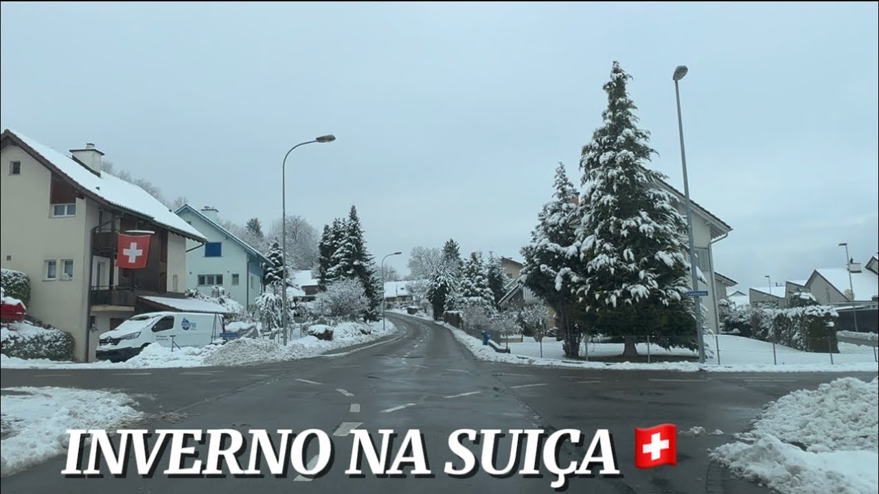 A Paisagem e o Frio da Suiça🇨🇭
