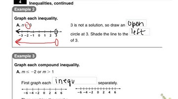 Chapter 3 Section 4 - Solving Inequalities
